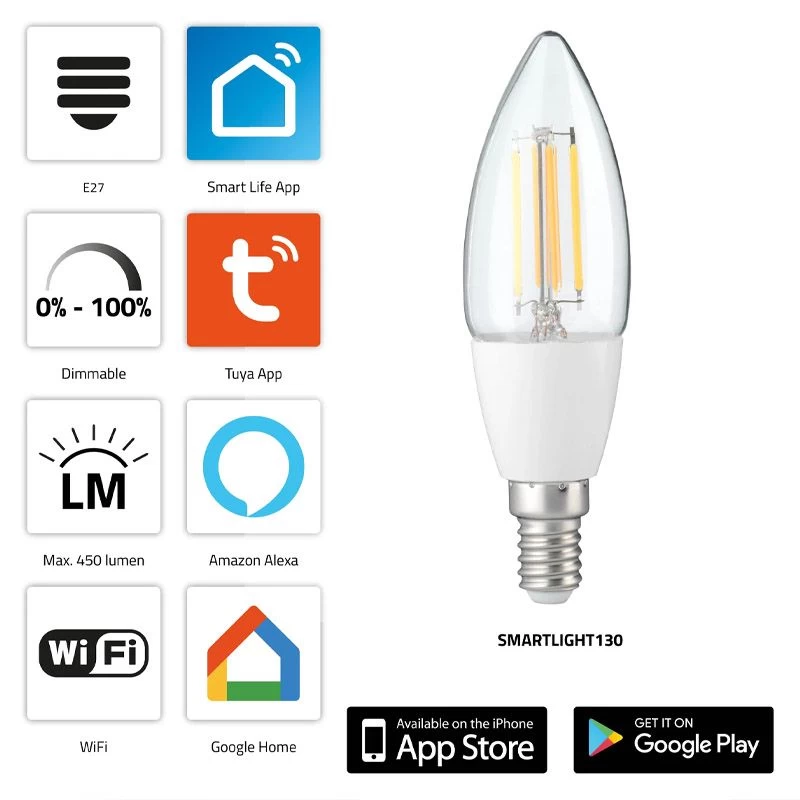 Alecto Smart - LED Lamp SMARTLIGHT130 - Afbeelding 3