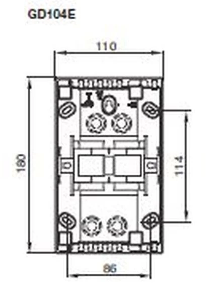Hager GD - Miniverdeler GD104E - Afbeelding 2