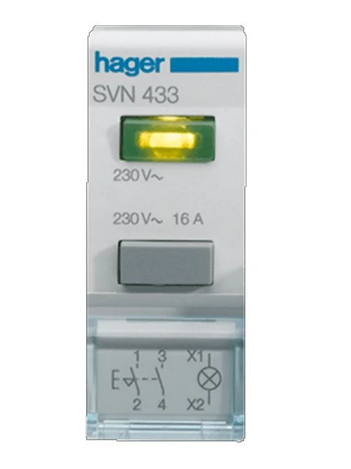 Hager SVN - Drukknopschakelaar SVN433