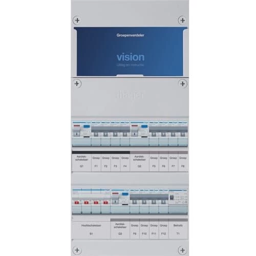 Hager Vision - Groepenkast VKG444L-T