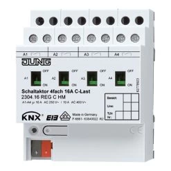 Jung KNX - Schakelactor 2304.16REGCHM