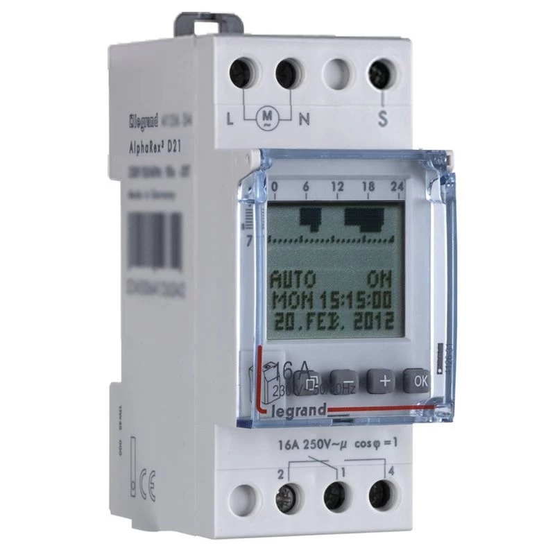 Legrand AlphaRex D21 - Schakelklok 412656