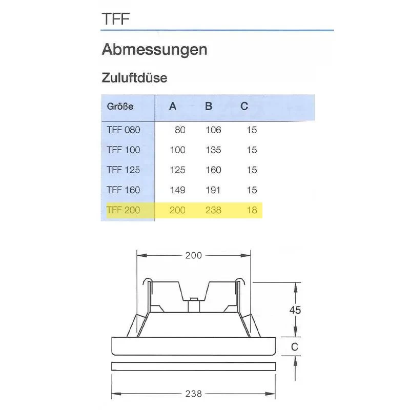 Orcon TFF - Toevoerventiel 23121014 - Afbeelding 2