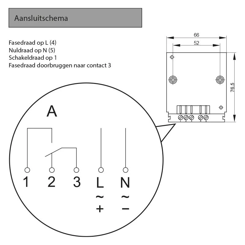 Paladin Mono - Schakelklok 161120 - Afbeelding 2